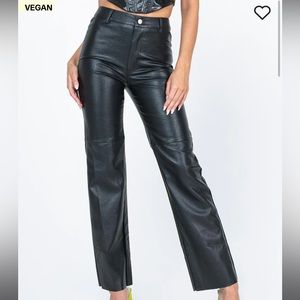 Princess Polly leather pants